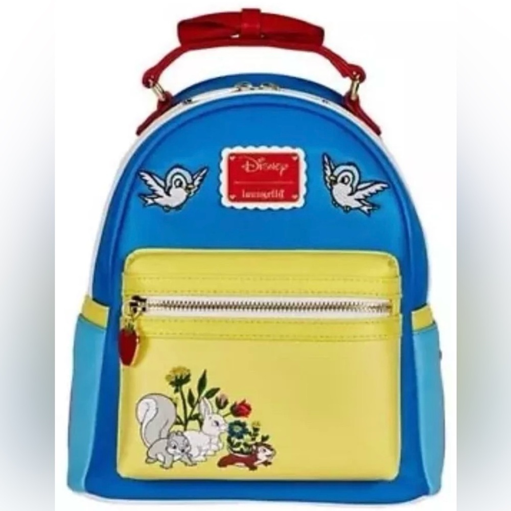 - Loungefly Snow White 85th Anniversary Cosplay Mini Backpack NWOT